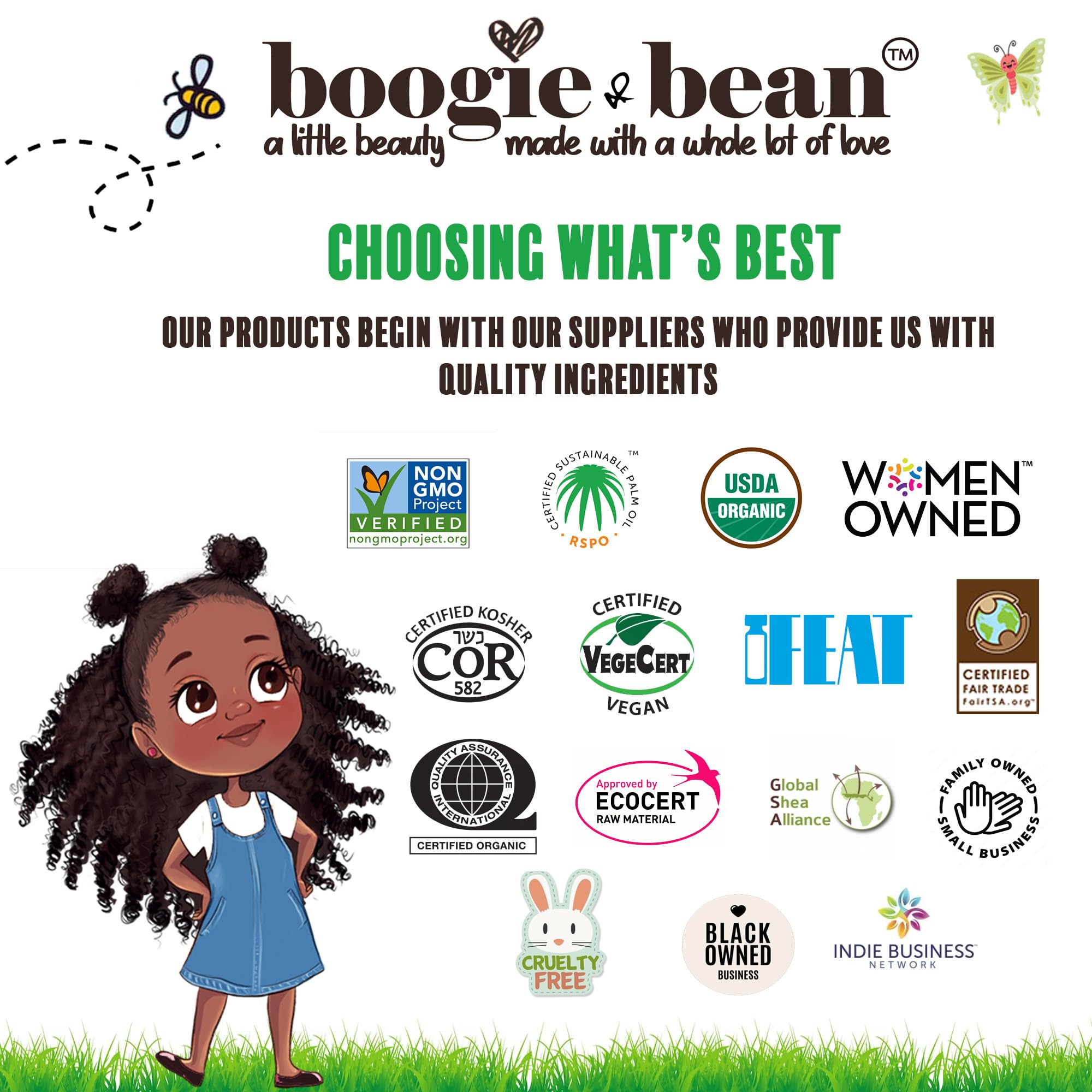 Boogie and Bean Castor Oil – Cold-Pressed, USP, Non-GMO for Skin & Hair