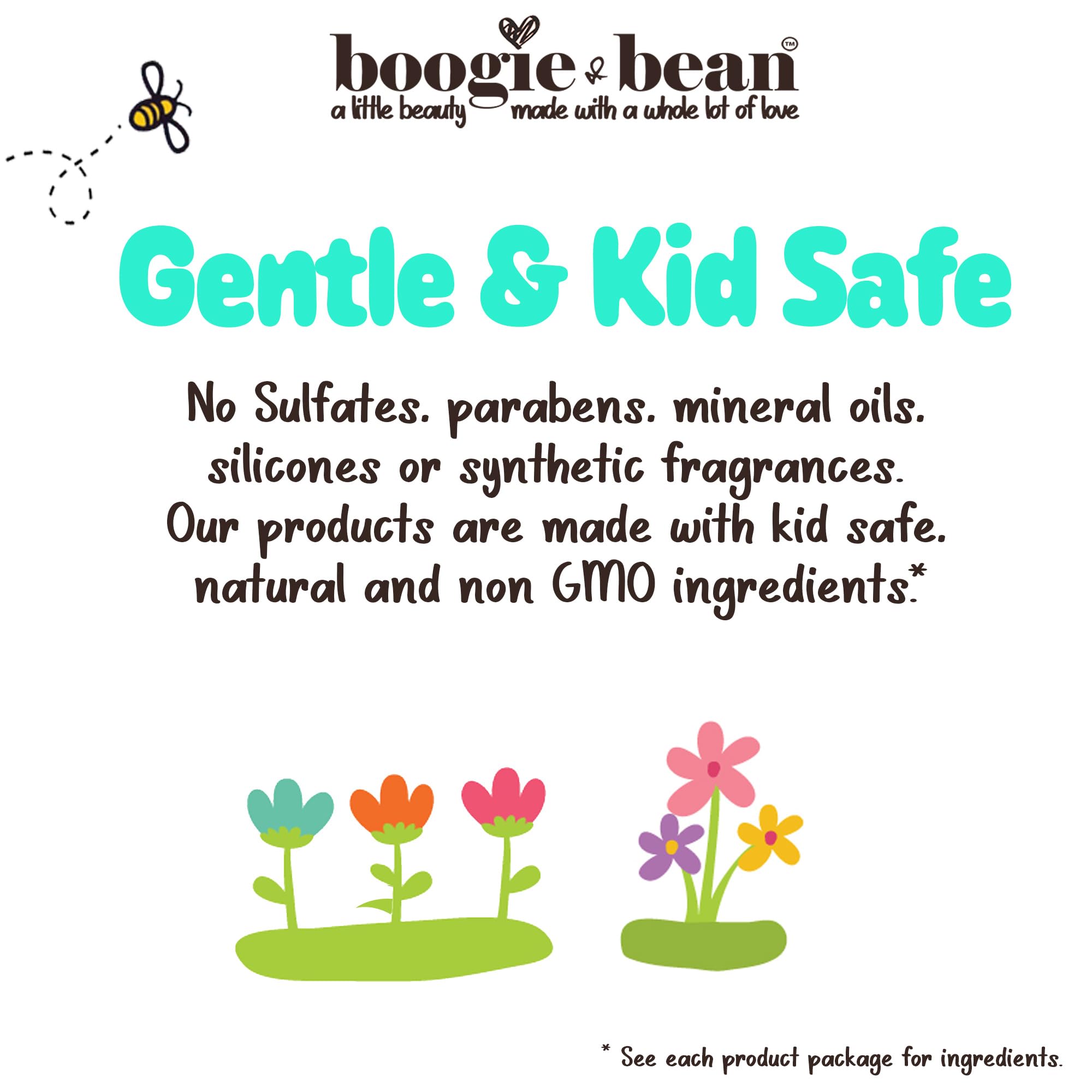 Boogie and Bean Kids Conditioner Detangler for Curly Hair