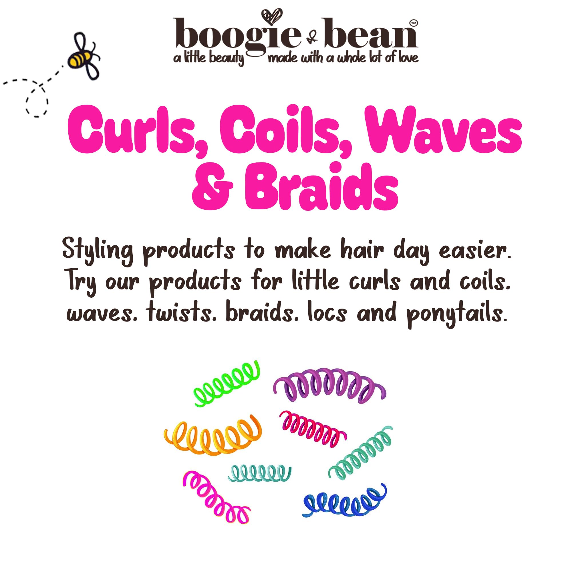 Boogie and Bean Kids Conditioner Detangler for Curly Hair