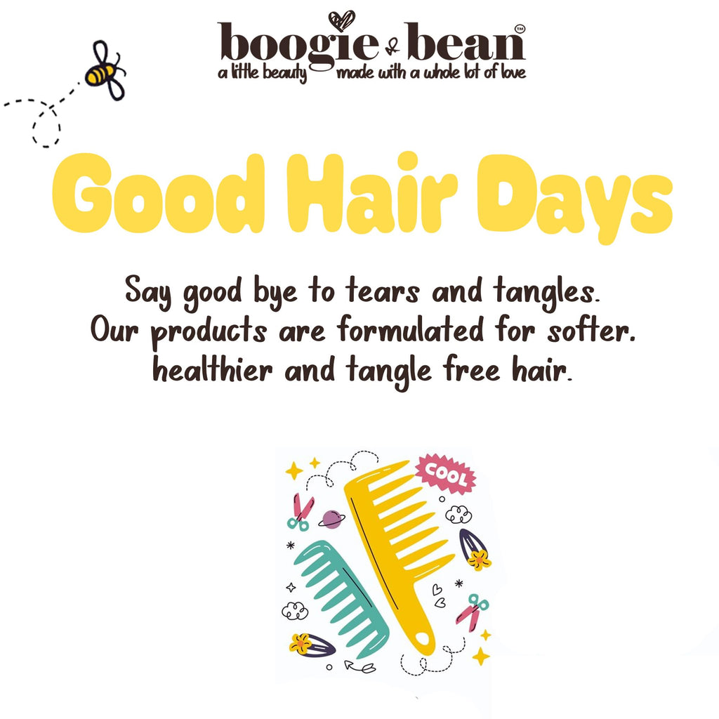 Boogie and Bean Kids Conditioner Detangler for Curly Hair