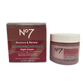 Boots No7 Restore and Renew Night Cream - 1.6 oz | Deeply Hydrating Anti-Aging Night Moisturizer