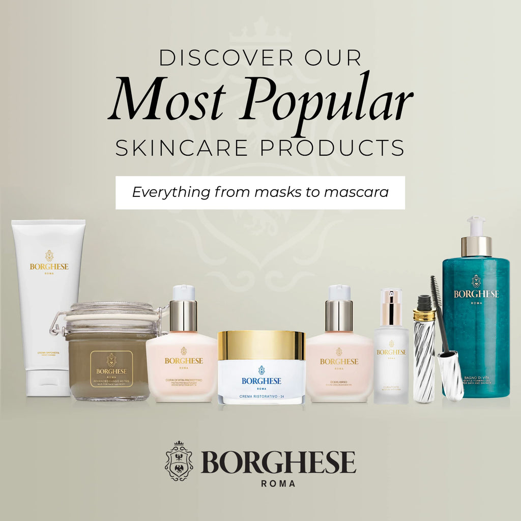 Borghese Intensive Age Defying Exfoliator – Weekly Foaming Facial Scrub with Peptides & Hyaluronic Acid