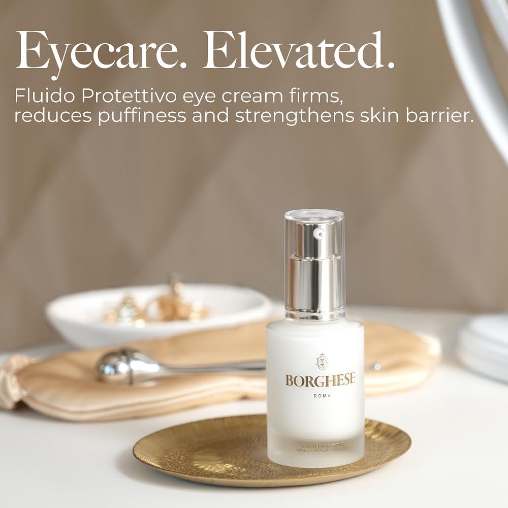 Borghese Fluido Protettivo Advanced Eye Lift – Brightening & De-Puffing Eye Treatment, 1 oz