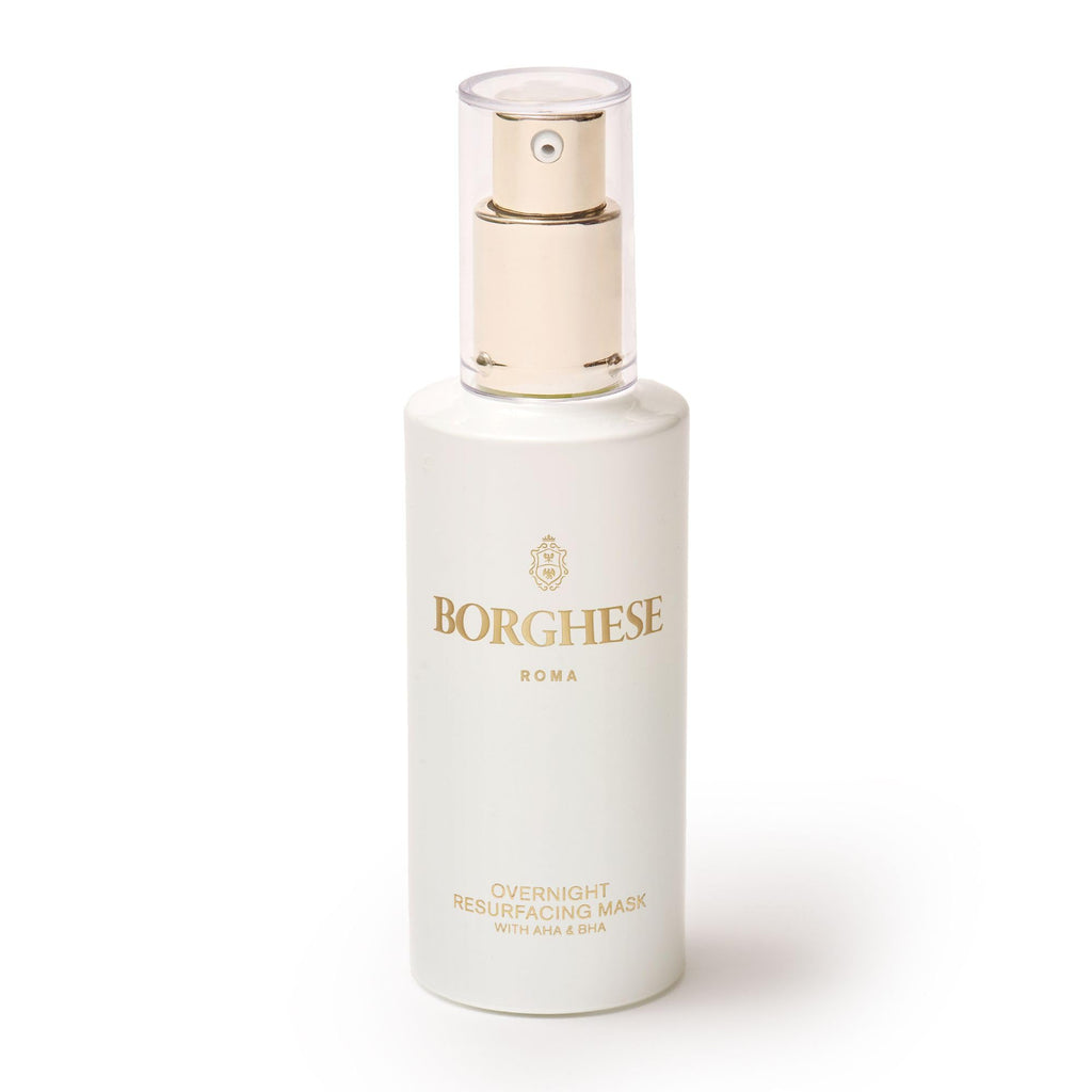 Borghese Overnight Resurfacing Mask with AHA & BHA – Exfoliating Night Mask