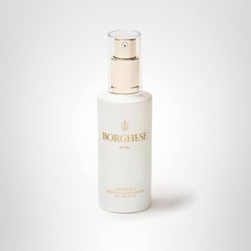 Borghese Overnight Resurfacing Mask with AHA & BHA – Exfoliating Night Mask