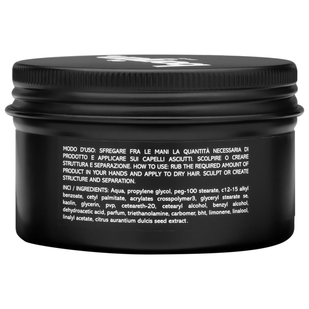 Borijan Form Pomade – 100 ml | Medium Hold Light Cream for Men | Smooth Finish, Italian-Made