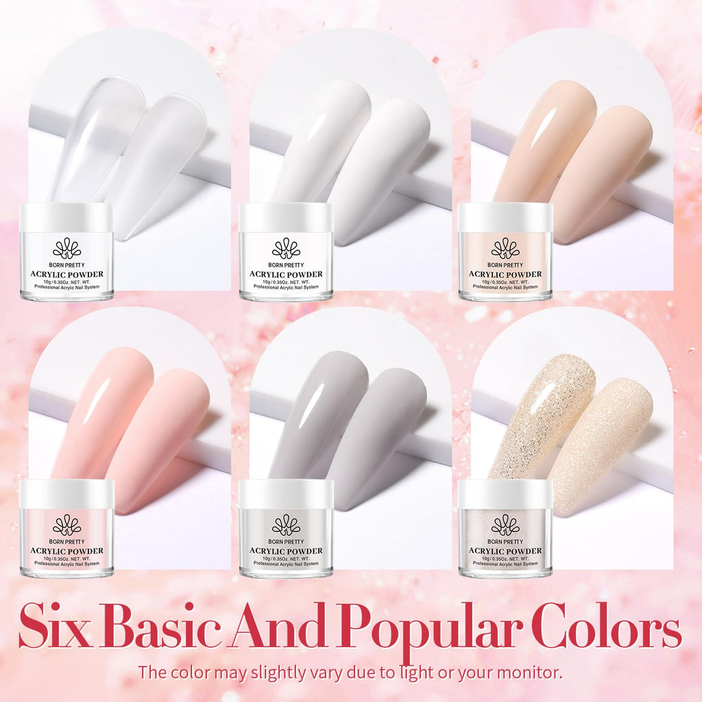 Born Pretty Acrylic Nail Kit with Drill – 92Pcs Starter Set for DIY Home Manicures