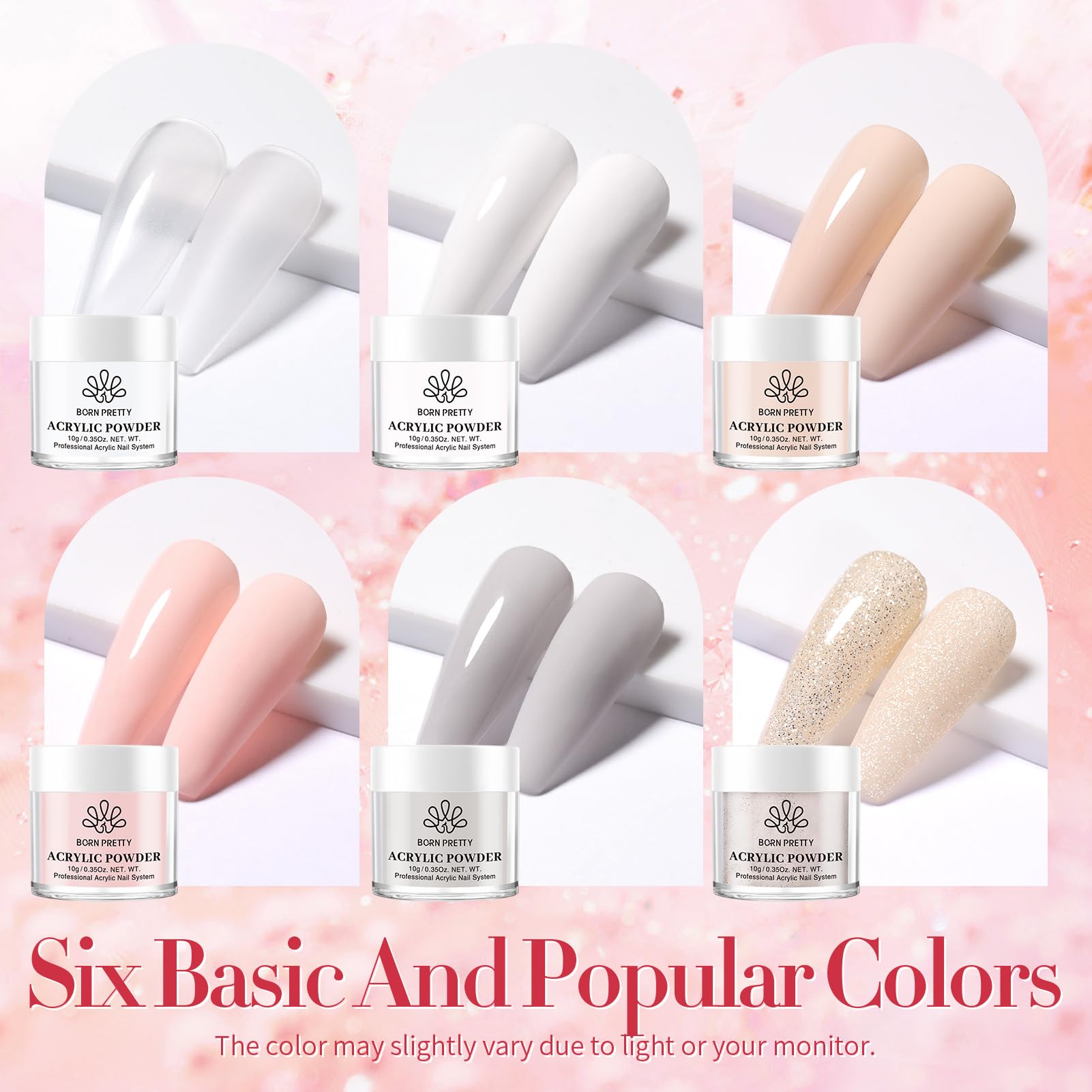 Born Pretty Acrylic Nail Kit with Drill – 92Pcs Starter Set for DIY Home Manicures