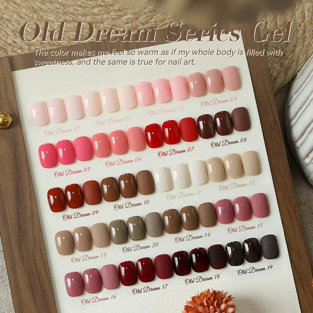 Born Pretty 23Pcs Gel Nail Polish Set – Fall/Winter Shades with Base & Top Coat