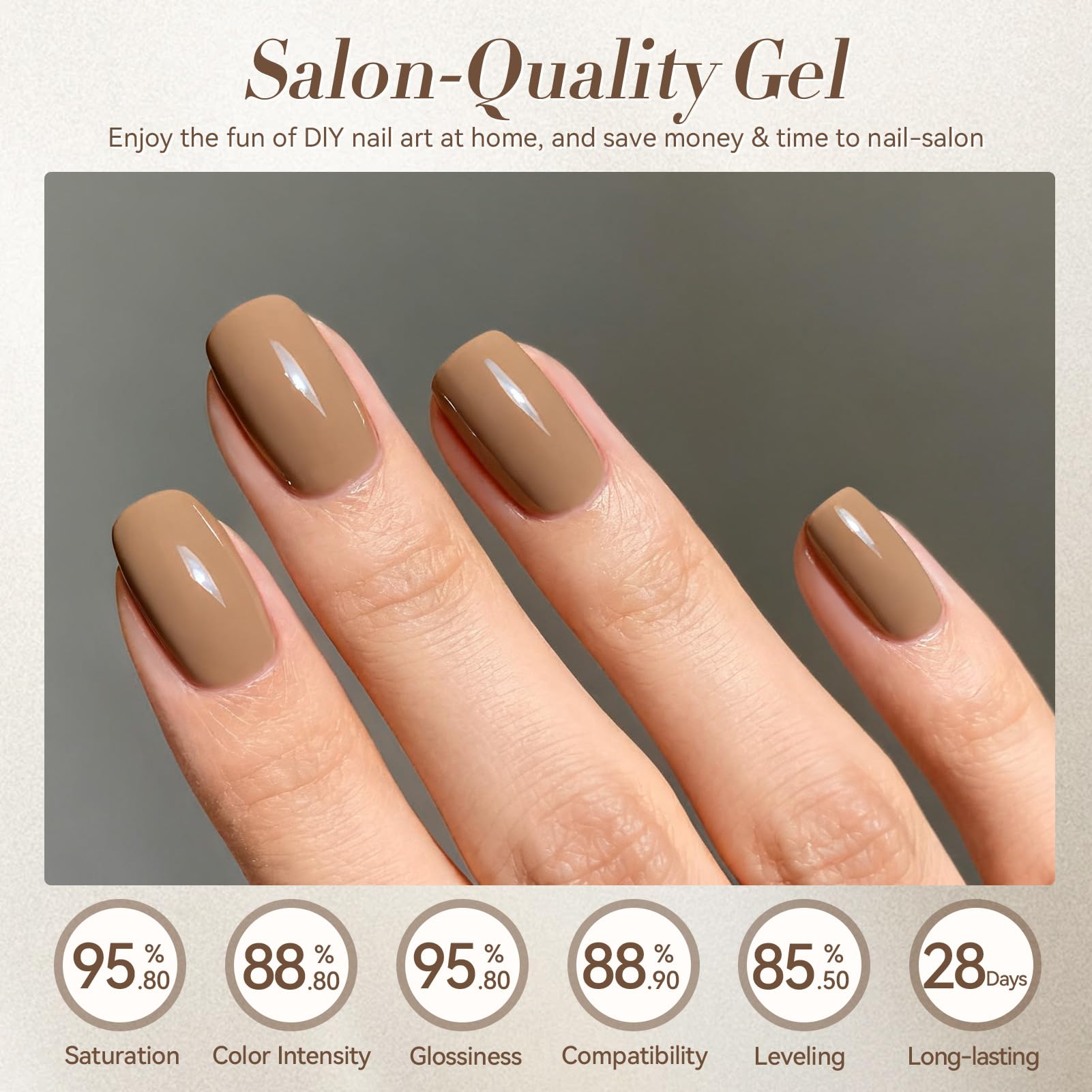 Born Pretty 23Pcs Gel Nail Polish Set – Fall/Winter Shades with Base & Top Coat