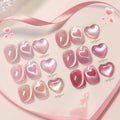 Born Pretty Pink Cat Magnetic Eye Gel Polish – 6-Color Nude Pink Jelly with Glitter, HEMA & TPO Free