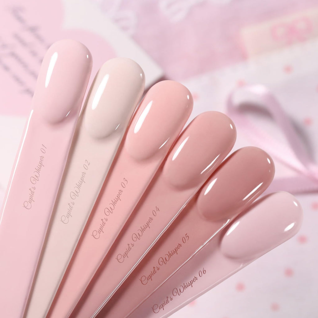 Born Pretty Pink Gel Nail Polish 6 Colors Set – Easy Application, Long-Lasting Shine