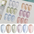 Born Pretty Magnetic Gel Nail Polish Kit – 6pc Water Light Jelly Cat Eye Set