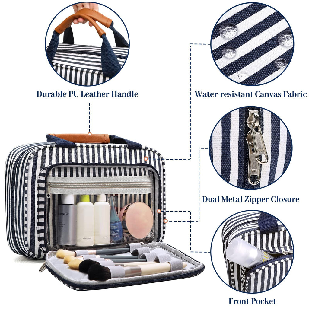 Bosidu Travel Toiletry Organizer – Large Capacity Hanging Bag for Women