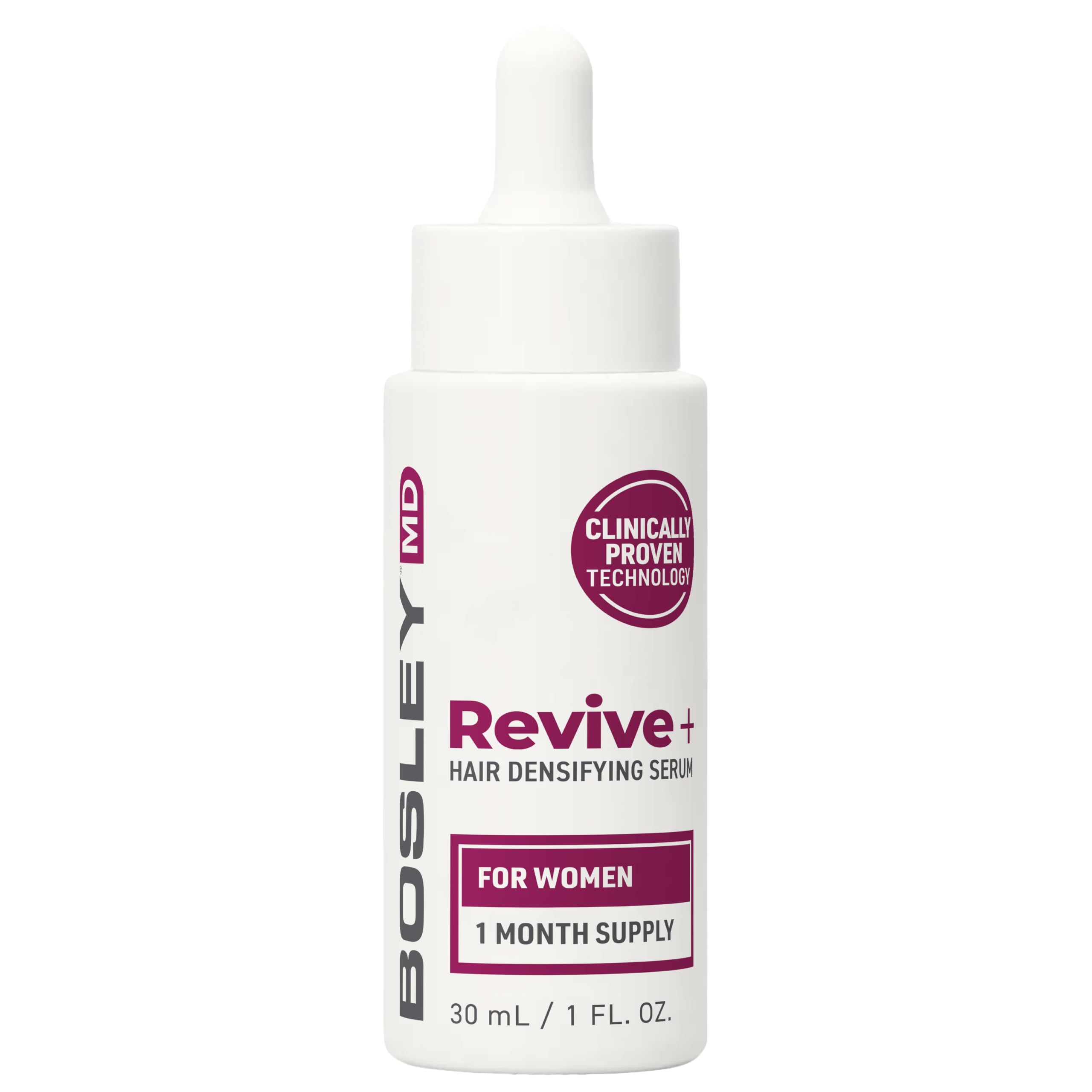 BosleyMD Revive+ Densifying Hair Growth Serum for Women – Drug-Free, AI-Backed Y100
