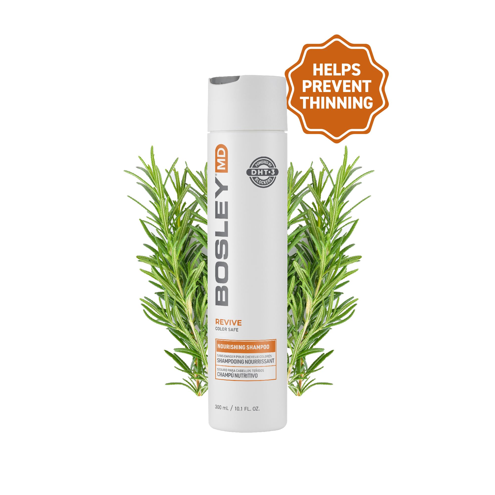 BosRevive Nourishing Shampoo for Thinning Hair – Color Safe, Sulfate-Free, Vegan with Biotin & Saw Palmetto