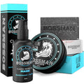 Bossman Starter Beard Kit for Men – Beard Oil (2 oz), Beard Balm & Bar Soap | Made in USA