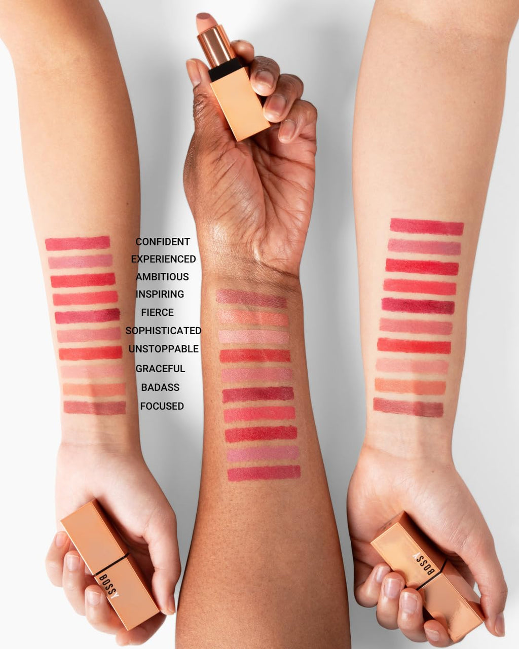 Bossy Cosmetics Ambitious Red Vegan Matte Lipstick – Long-Lasting Hydration