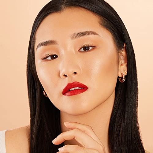 Bossy Cosmetics Ambitious Red Vegan Matte Lipstick – Long-Lasting Hydration