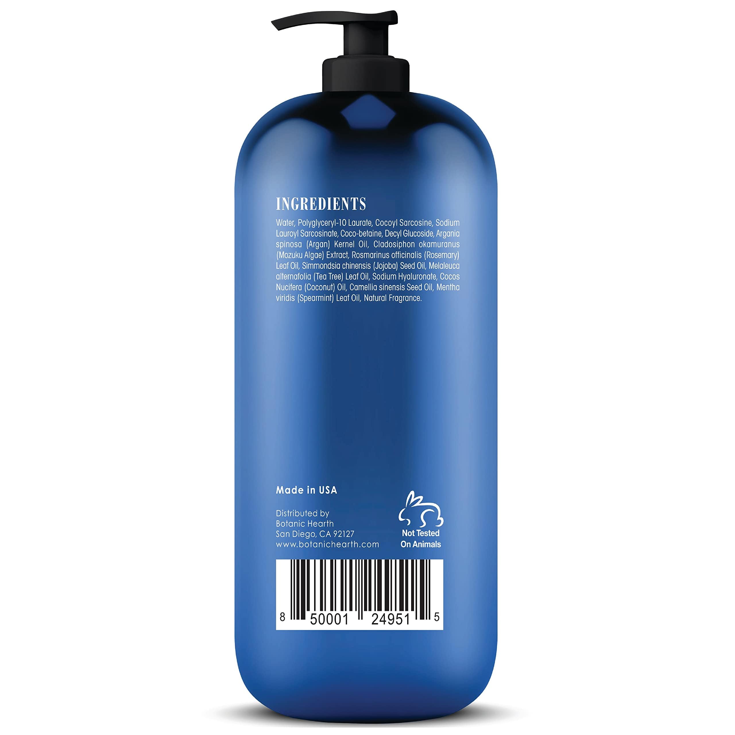 Botanic Hearth Tea Tree Face Wash with Mint – Hydrating Acne-Fighting Soap, 16 oz