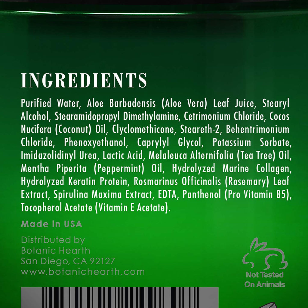 Botanic Hearth Tea Tree Hair Mask & Deep Conditioner | Moisturizes, Strengthens & Scalp Care | 16 Oz