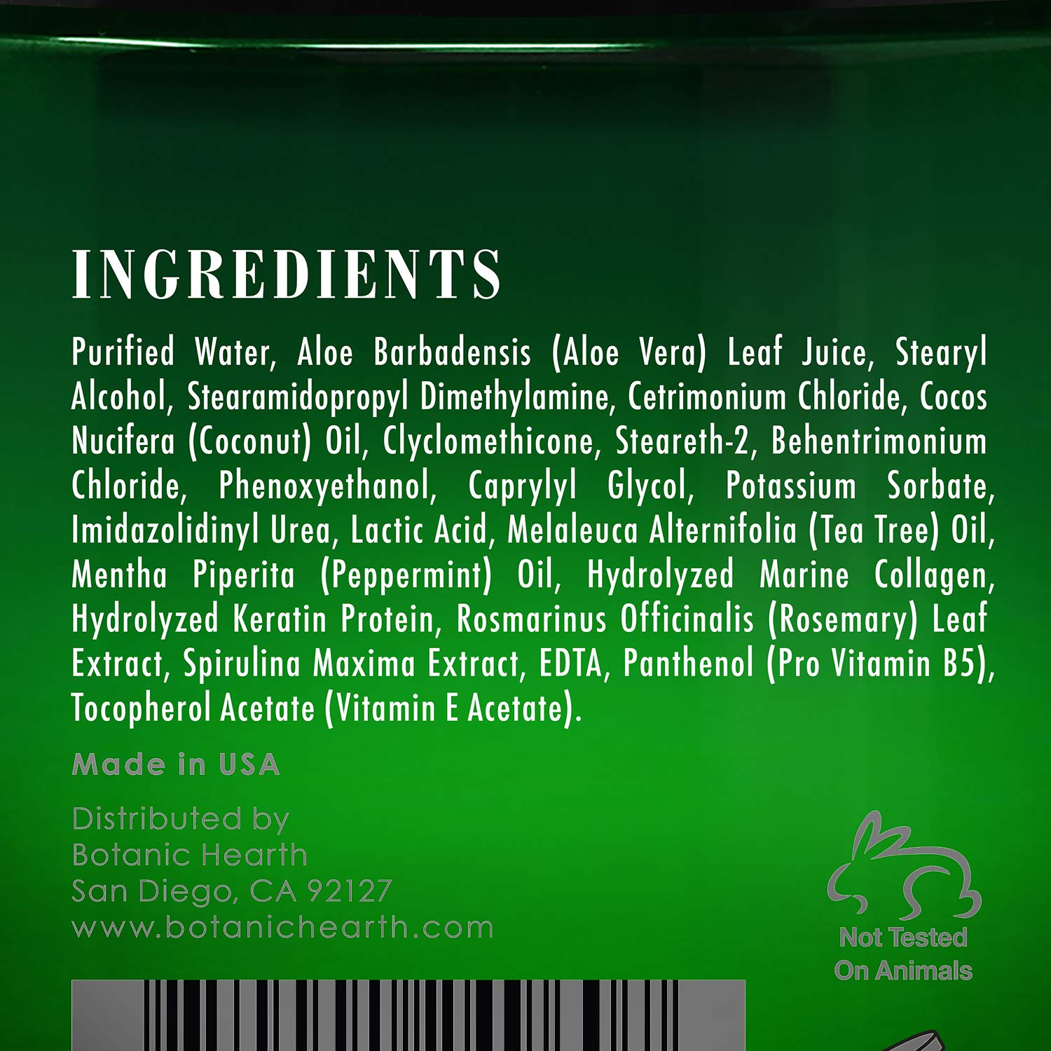 Botanic Hearth Tea Tree Hair Mask & Deep Conditioner | Moisturizes, Strengthens & Scalp Care | 16 Oz