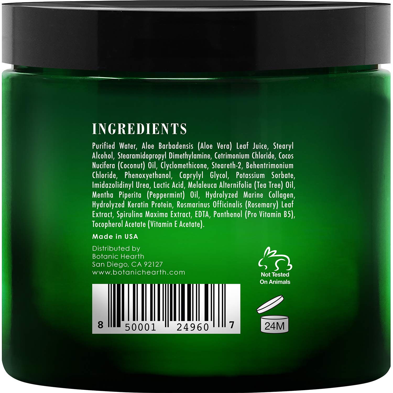 Botanic Hearth Tea Tree Hair Mask & Deep Conditioner | Moisturizes, Strengthens & Scalp Care | 16 Oz