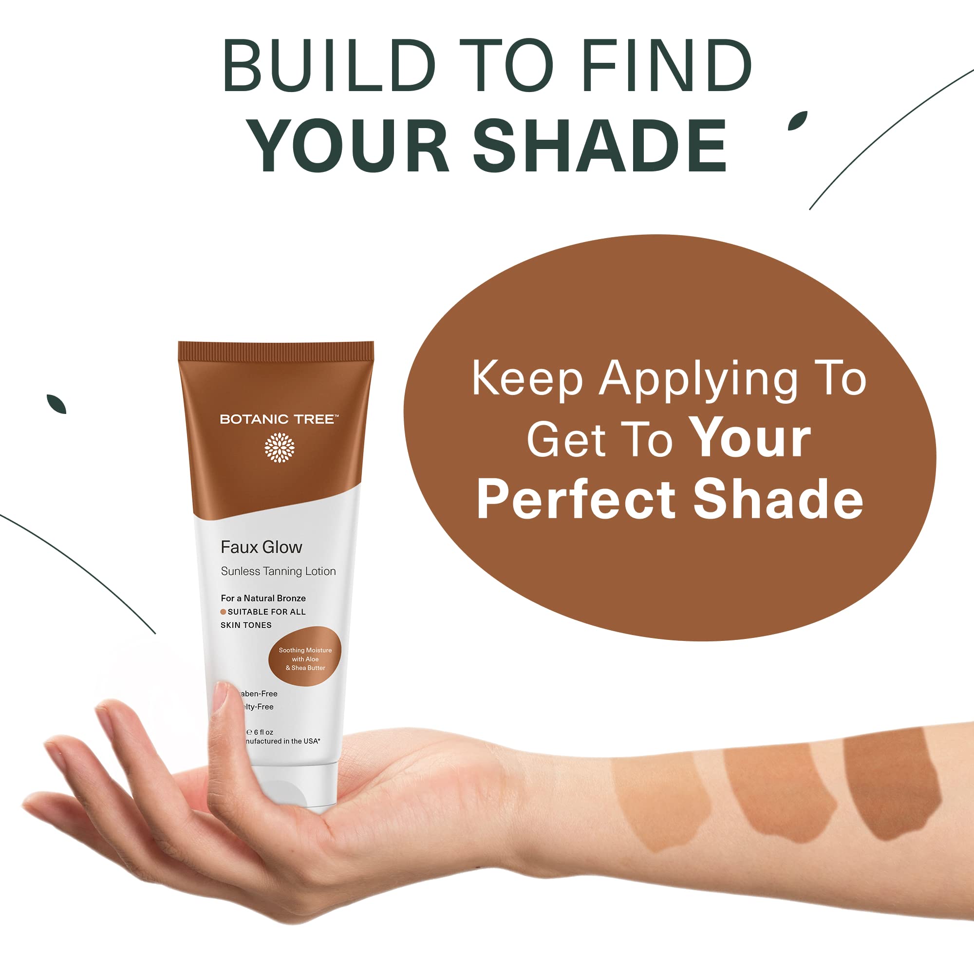 Botanic Tree Self Tanner | Natural Sunless Tanner for Flawless Bronzing