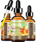 Botanical Beauty Organic Apricot Kernel Oil – Pure Virgin Cold-Pressed Carrier Oil 1 oz | For Face, Hair & Skin