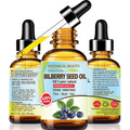 Botanical Beauty Bilberry Seed Oil – 100% Pure Virgin Cold-Pressed Carrier Oil for Face, Skin, Hair