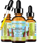 Botanical Beauty Brazilian Buriti Fruit Oil – 100% Pure, Refined, Cold-Pressed Carrier Oil, 1 Fl Oz