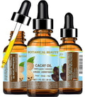 Botanical Beauty CACAY OIL 100% Pure Virgin Cold-Pressed Carrier Oil for Face, Skin, and Hair | Natural Retinol Vitamin A & E