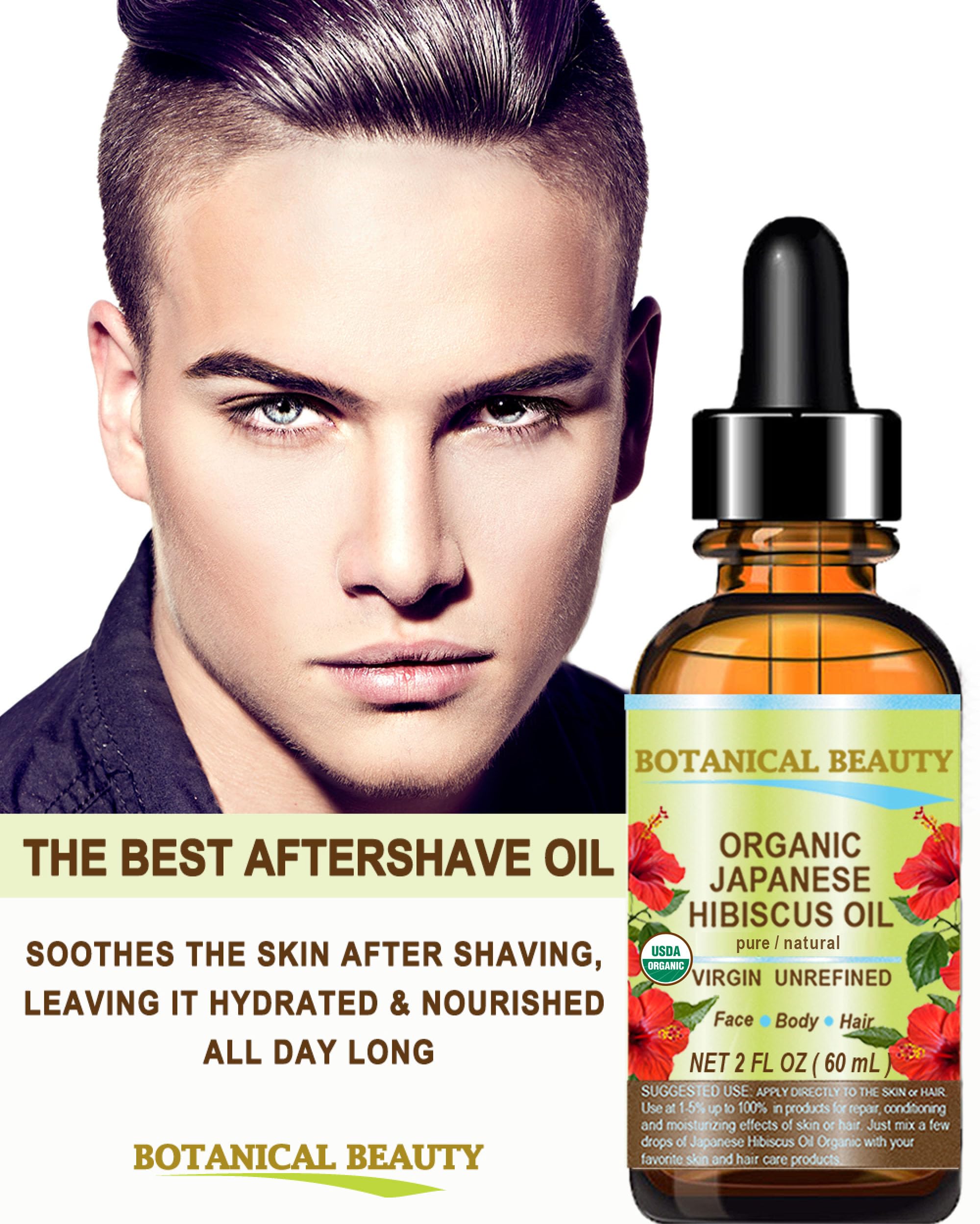 Botanical Beauty Organic Hibiscus Oil — Cold-Pressed Hibiscus Sabdariffa, 2 oz