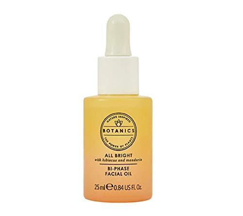 Botanics All Bright Brightening Facial Oil – 0.84 fl oz | Vitamin E, Safflower, AHAs
