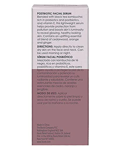 Botanics Revive & Protect Postbiotic Facial Serum 0.84 fl oz | Vegan, Pollution Shield
