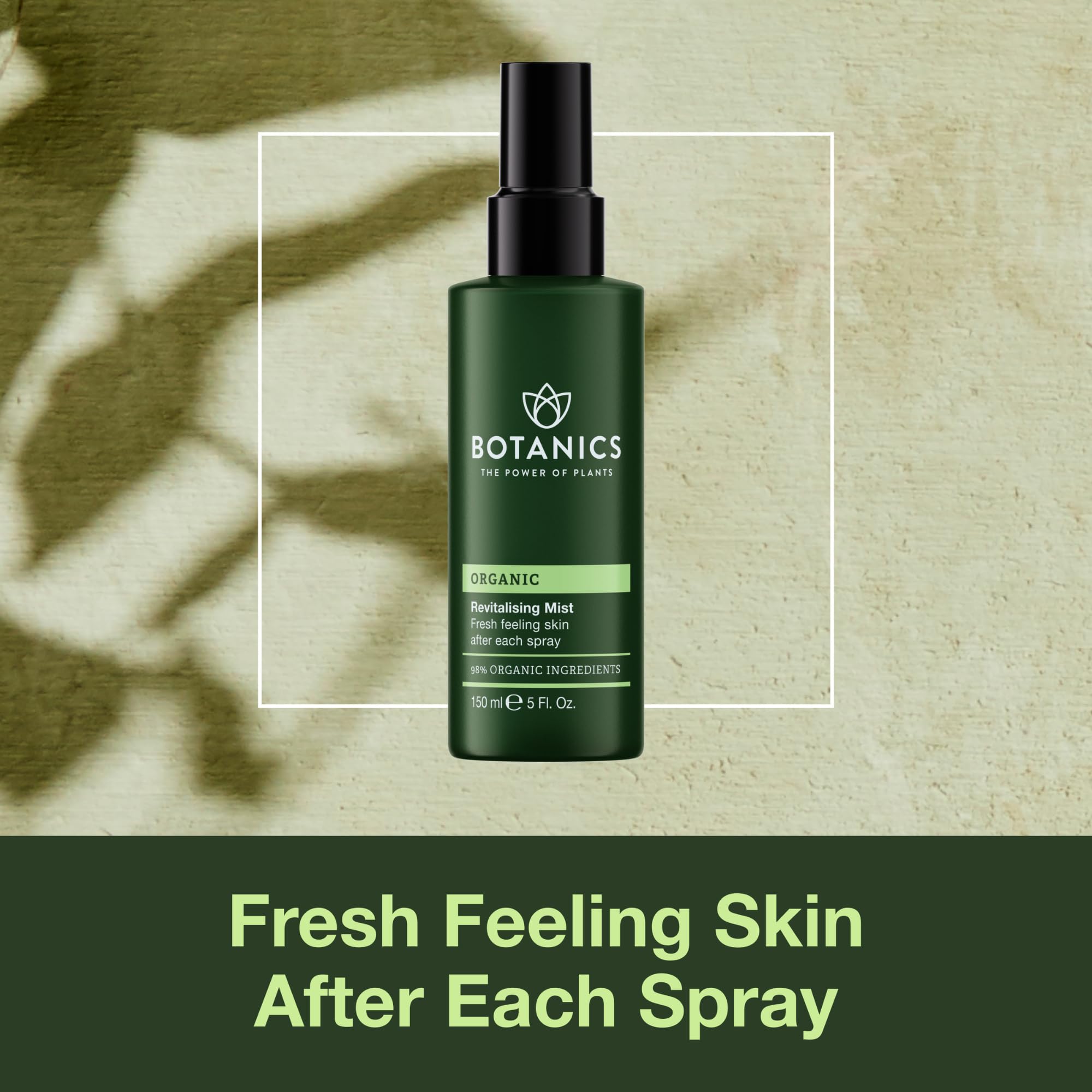 Botanics Hydrating Face Mist | Rose Water Spray, 98% Organic, Vegan & Cruelty-Free (5 Fl Oz)