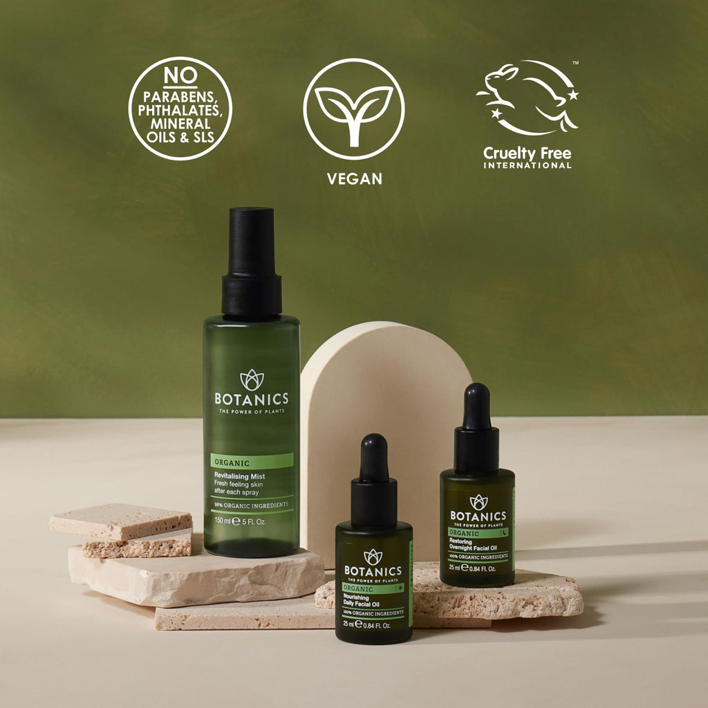 Botanics Hydrating Face Mist | Rose Water Spray, 98% Organic, Vegan & Cruelty-Free (5 Fl Oz)