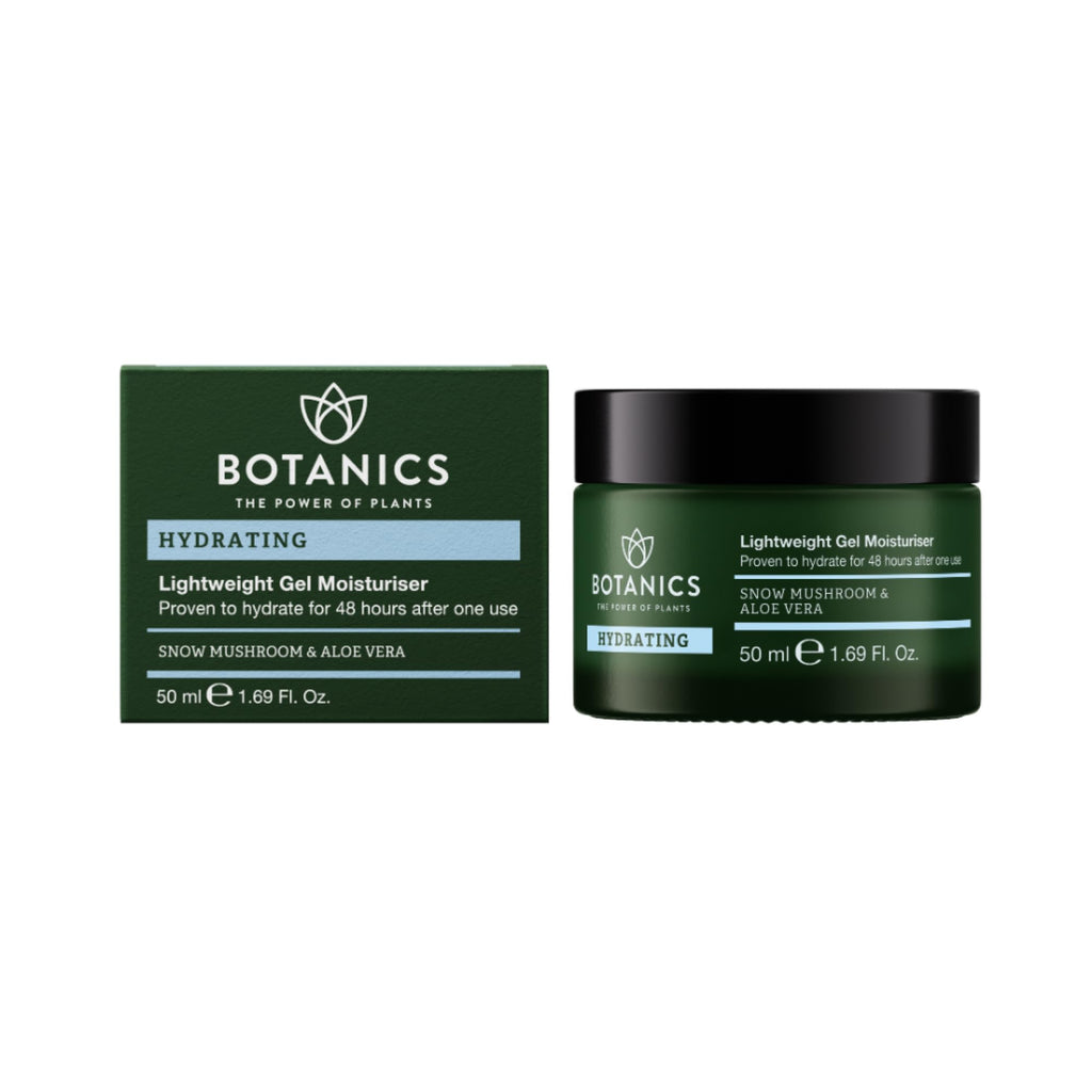 Botanics Lightweight Hydrating Face Moisturizer – Snow Mushroom & Aloe Vera | 48-Hour Hydration
