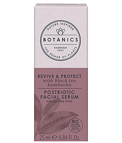 Botanics Revive & Protect Postbiotic Facial Serum 0.84 fl oz | Vegan, Pollution Shield