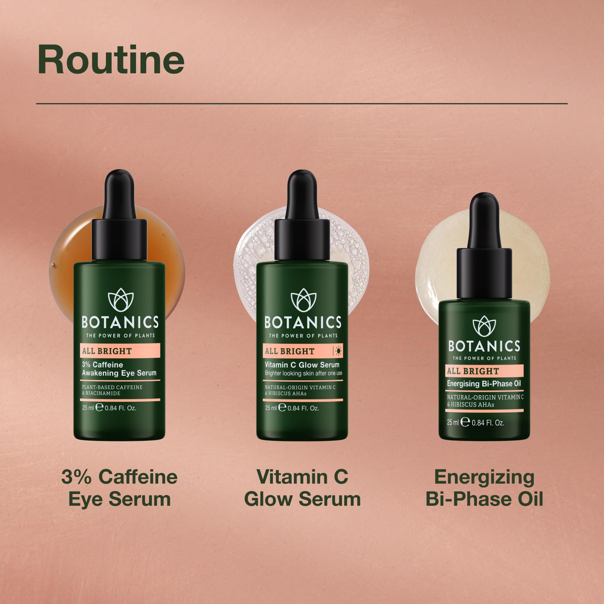 Botanics Vitamin C Face Serum – All Bright Glow for Brighter, Even Skin (Vegan)