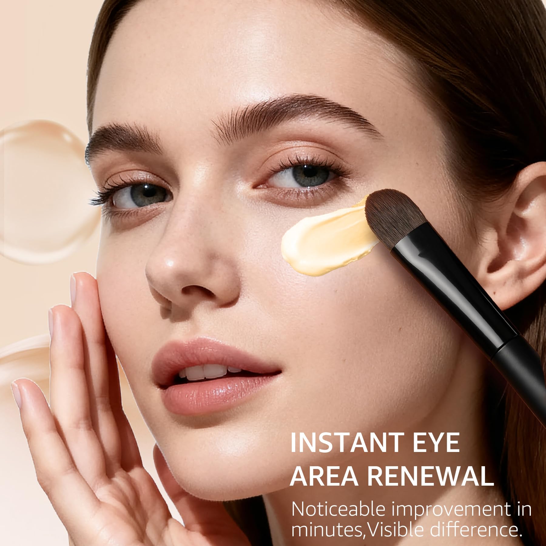 Botanikind 2PCS Perfection Eye Tightener Cream with 2 Brushes – Lightweight Firming Eye Care for All Skin Types