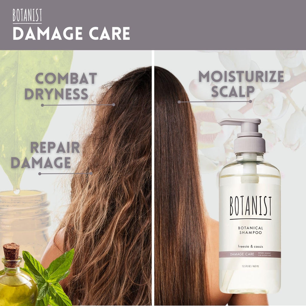Botanist Organic Shampoo for Color-Treated Hair – From Japan, Paraben & Sulfate Free with Keratin, Proteins, Collagen & Hyaluronic Acid (15.5 oz) Freesia & Cassis