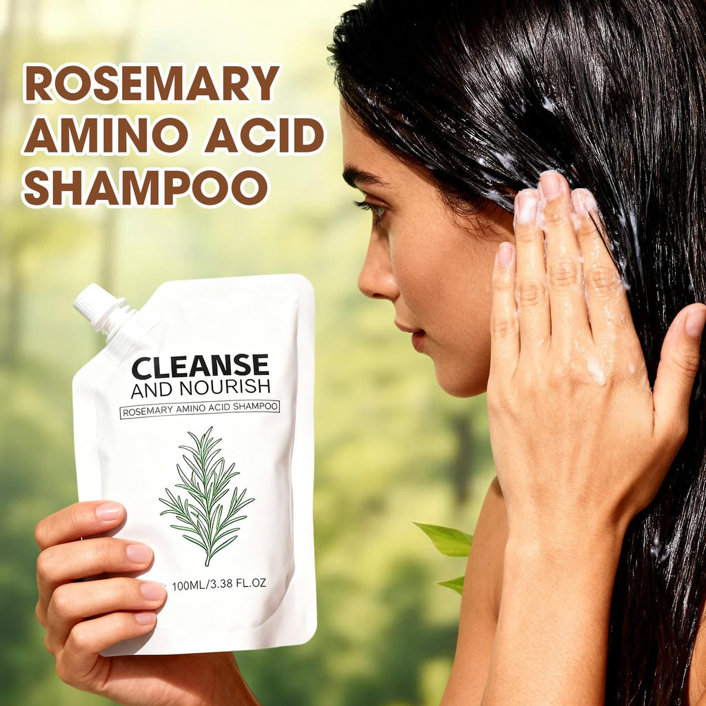 Botou 2PCS Rosemary Amino Acid Shampoo – Hair Growth & Strengthening for Thinning Hair (3.38 fl oz)