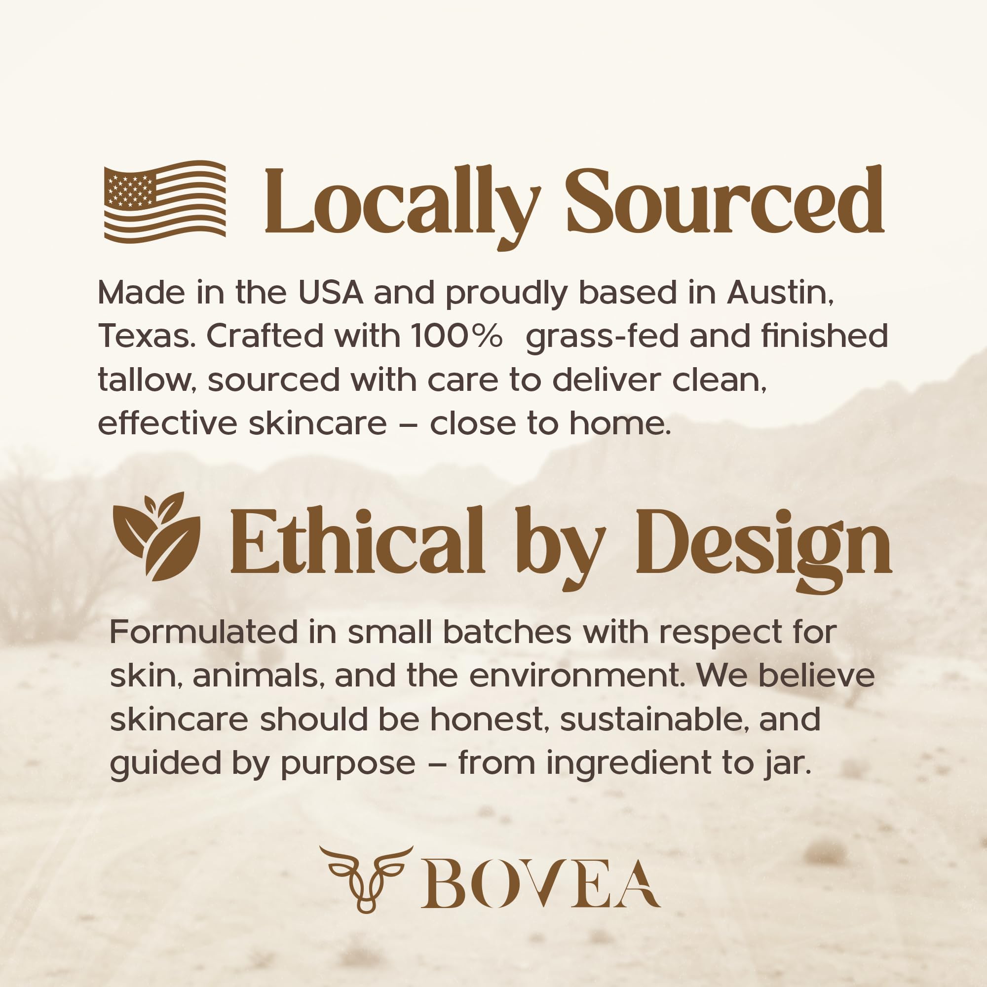 BOVEA Whipped Tallow Honey Balm – Grass-Fed Tallow Moisturizer with Manuka Honey & Jojoba Oil | All Skin Types | 3.24 oz