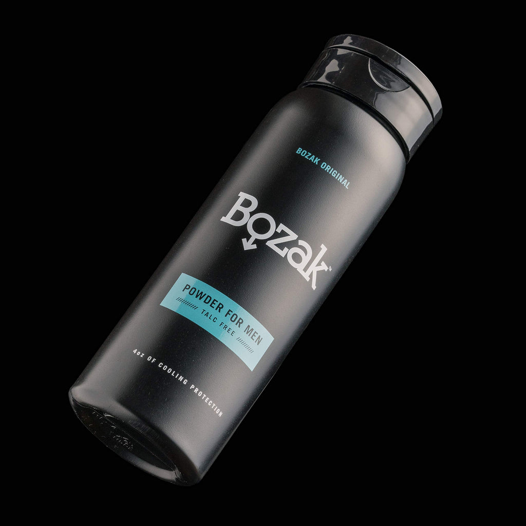 Bozak Cooling Body & Foot Powder for Men – Talc-Free, Menthol, 4 oz (2-Pack)