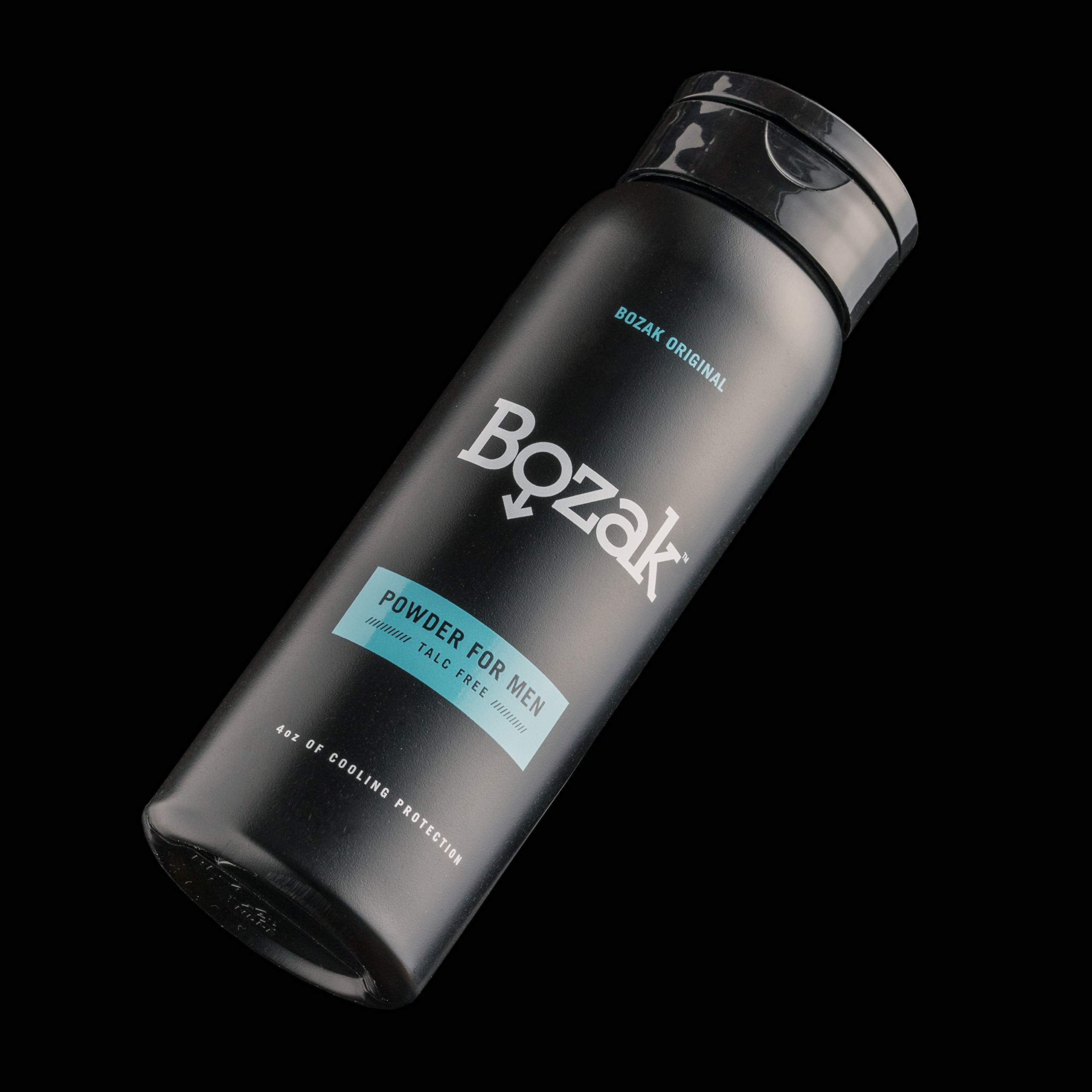 Bozak Cooling Body & Foot Powder for Men – Talc-Free, Menthol, 4 oz (2-Pack)