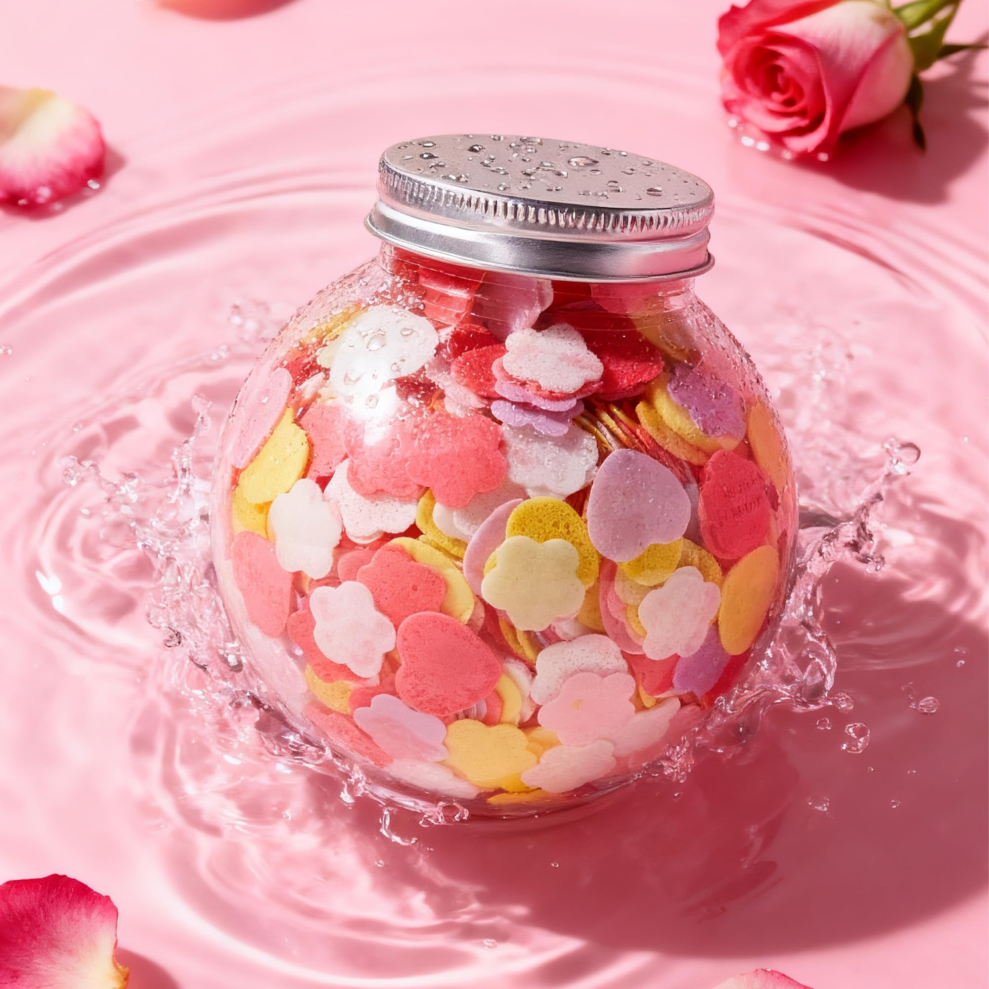 BPRETTIER Colorful Soap Flowers for Pedicure & Manicure – Quick Dissolve & Scented