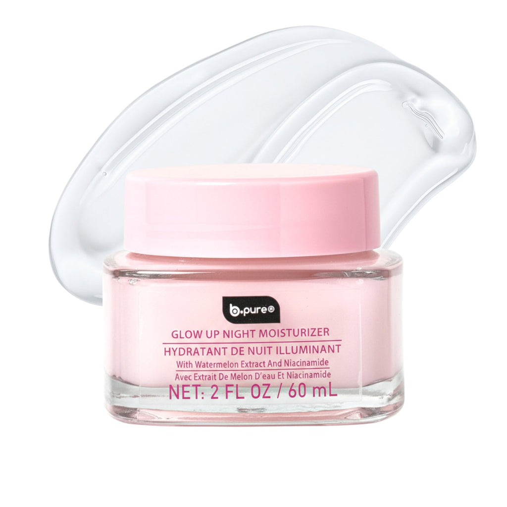 b.pure Glow Up Renewing Skin Care Gift Set | Hyaluronic Acid, Niacinamide, Watermelon Extract