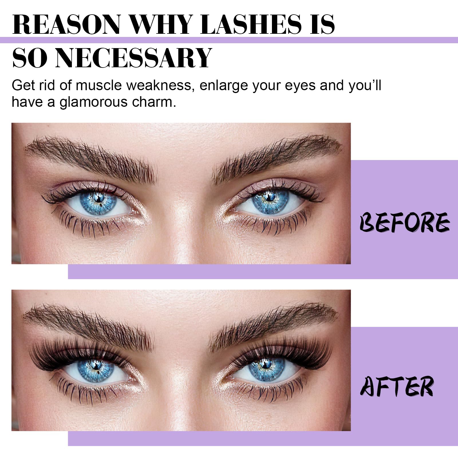 B&Q Lash Clusters Kit 280PCS – DIY Eyelash Extensions (40D/50D Mix) with Bond & Seal