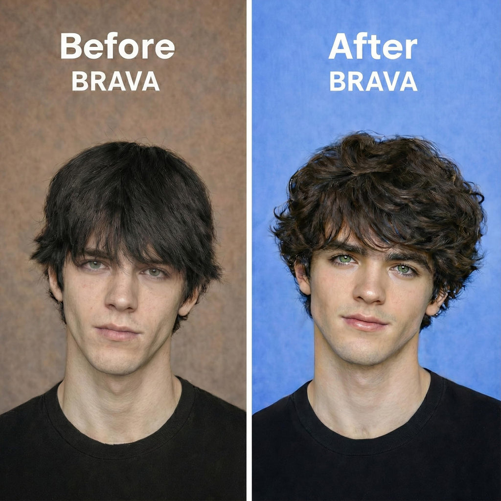 BRAVA Sea Salt Spray for Men – Texturizing Hair, Beachy Volume, All Natural, 10 oz